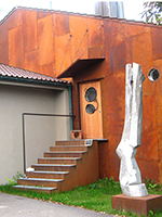 Peter Heel, Stahlfassade - Treppendesign - neuer Eingang